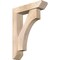 Ekena Millwork Westlake Slat Smooth Bracket w/ Offset Brace, Douglas Fir, 5 1/2"W x 22"D x 30"H BKT0604X22X30WTL06SDF - alternate 1
